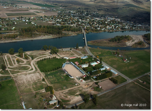 Aerial of Plains Montana